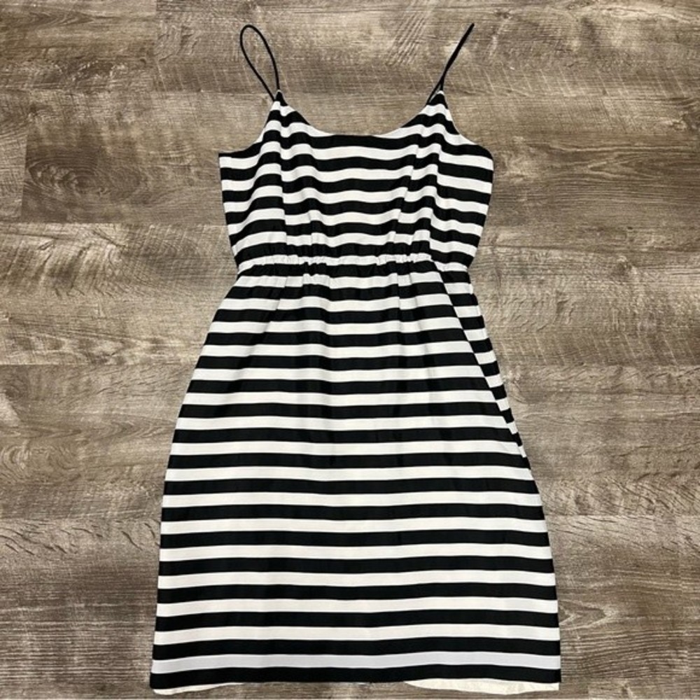 JCrew Striped Spaghetti Strap Dress Size 2